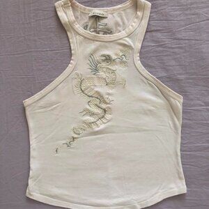 Pinko Embroidered Dragon Tank
